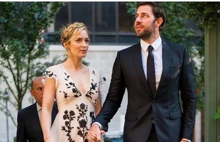 How did John Krasinski and Emily Blunt meet back in 2008?