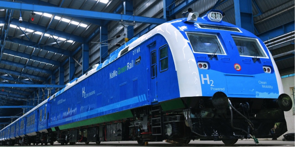 India Launches First Hydrogen-Powered Train for Green Railways